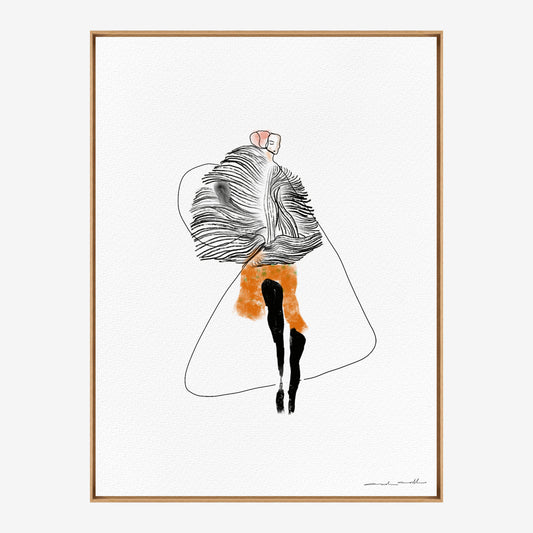 BLACK TIGHTS - Large Canvas