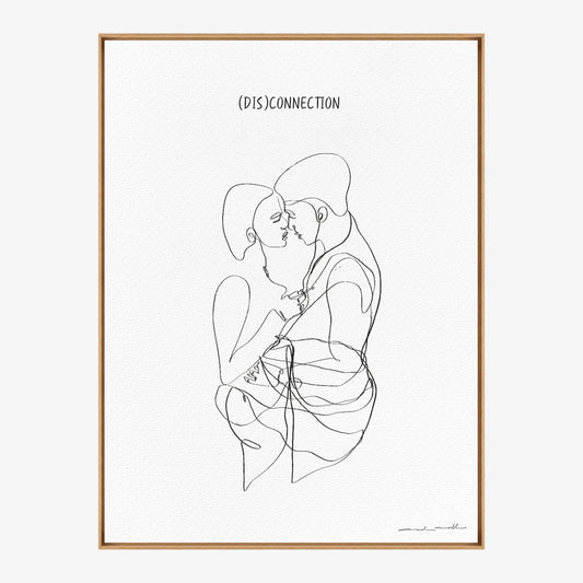 DISCONNECTION - Large Canvas