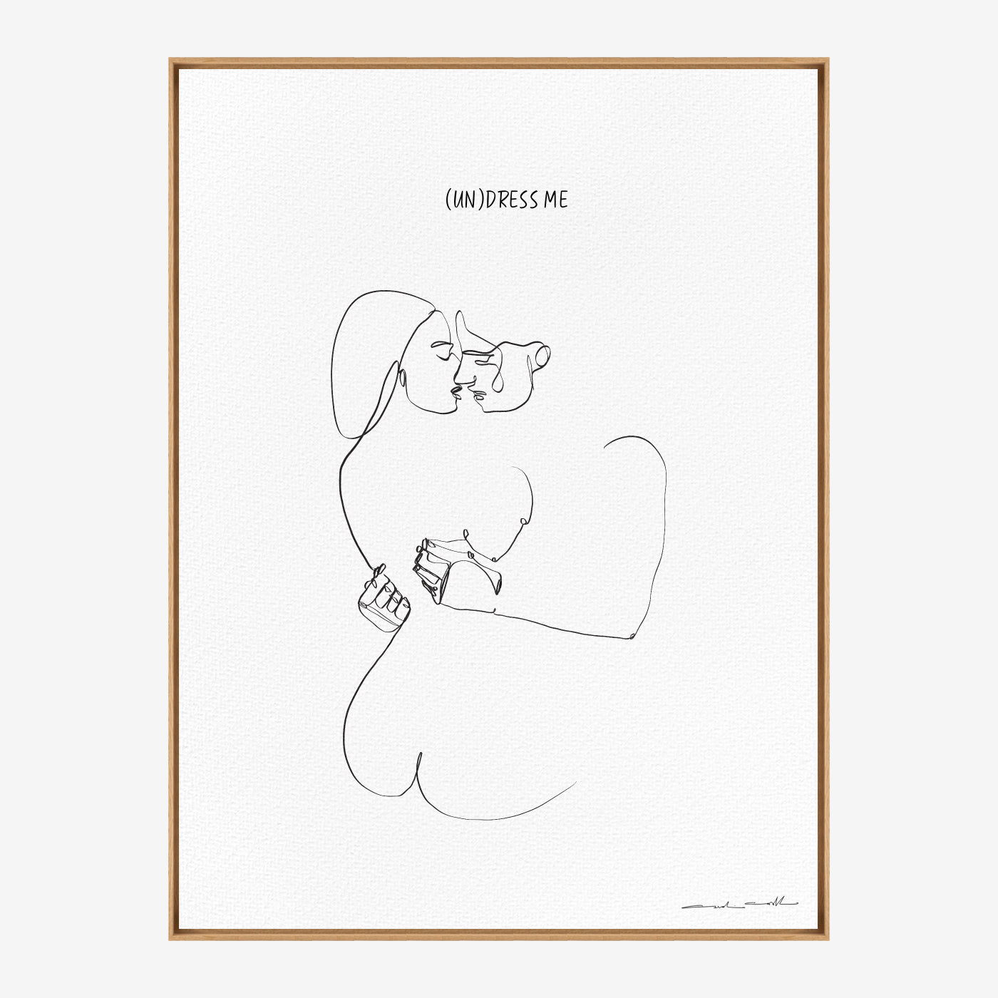 (UN)DRESS ME - Large Canvas