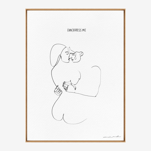 (UN)DRESS ME - Large Canvas