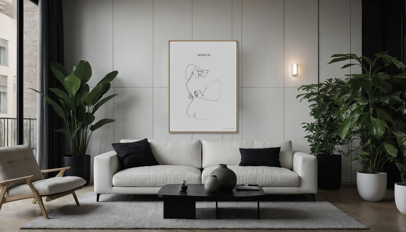 (UN)DRESS ME - Large Canvas